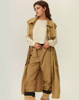 YPL New Sleeveless Trench Coat Jacket