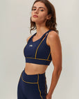 YPL vest line sports bra