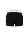 YPL letter cycling shorts