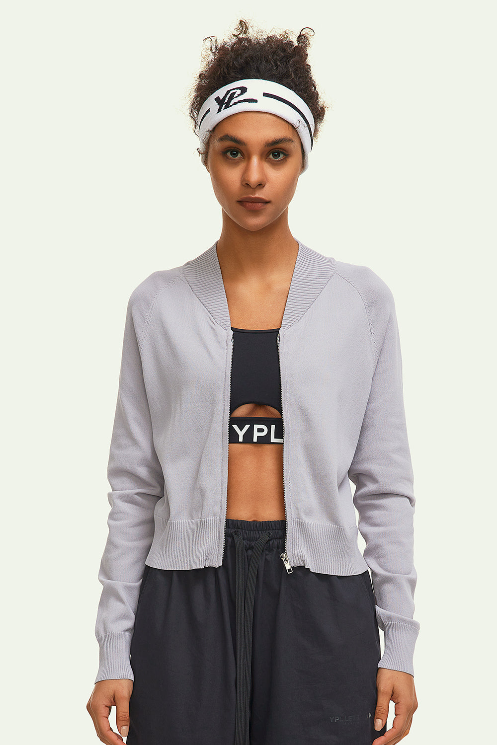 YPL Stand Collar Cardigan