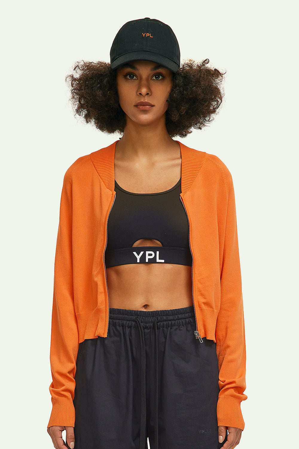YPL Stand Collar Cardigan